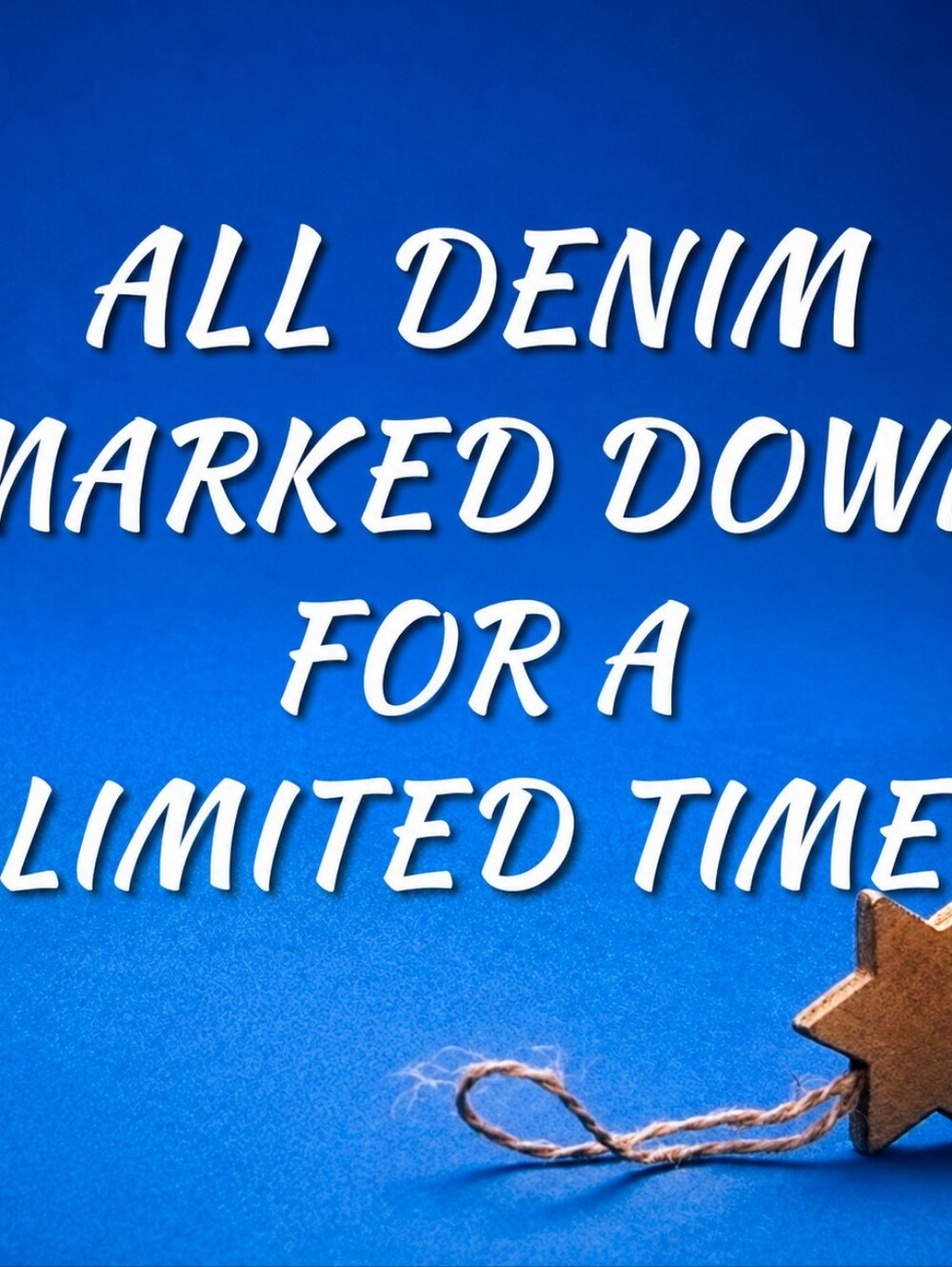 MARKED DOWN FOR A LIMITED TIME